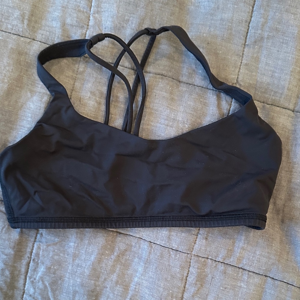 lululemon athletica Black Strappy Sports Bra